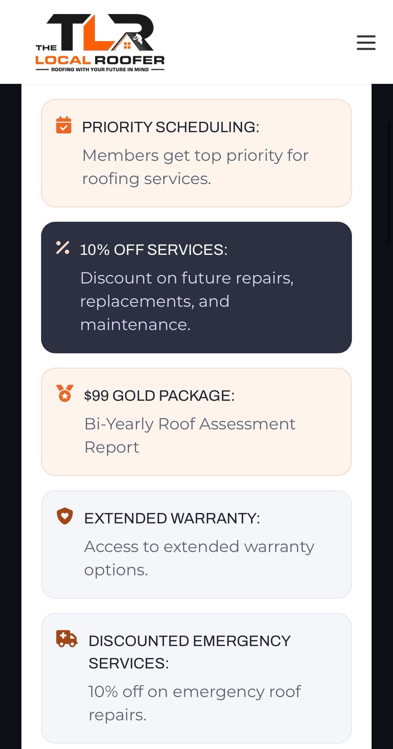 Join Our RoofCare Annual Membership Today image